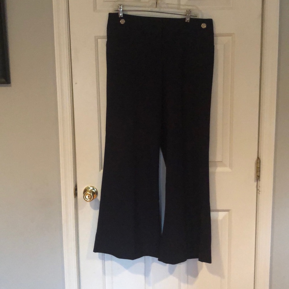 The Limited Navy Drew Fit Wide Leg Pants